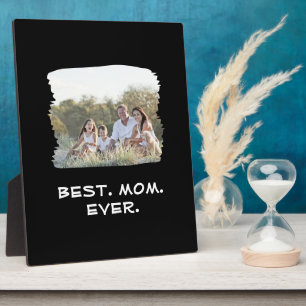 Benutzerdefiniertes Foto Beste Mama je Muttertag Fotoplatte