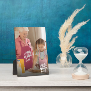 Benutzerdefiniertes Foto Beste Nana Aller Oma-Gesc Fotoplatte