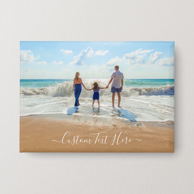 Benutzerdefiniertes Foto-Button-Geschenk mit Ihren Button (Vorderseite)