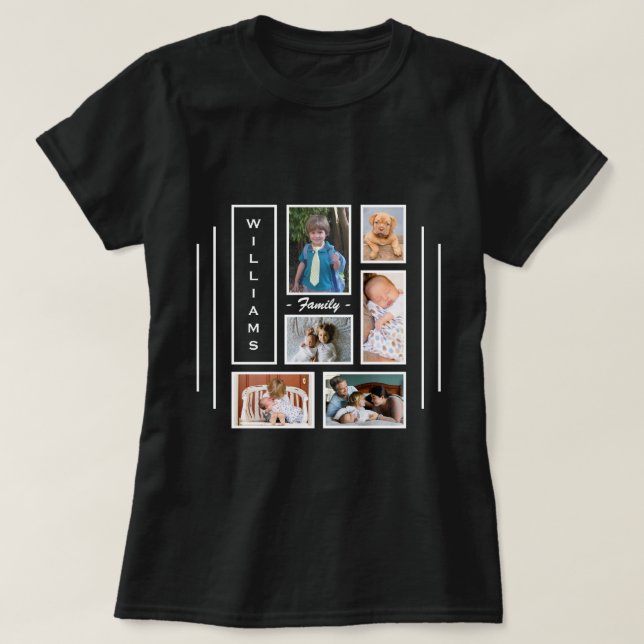 Benutzerdefiniertes Foto Collage Design Frauen T-Shirt (Design vorne)