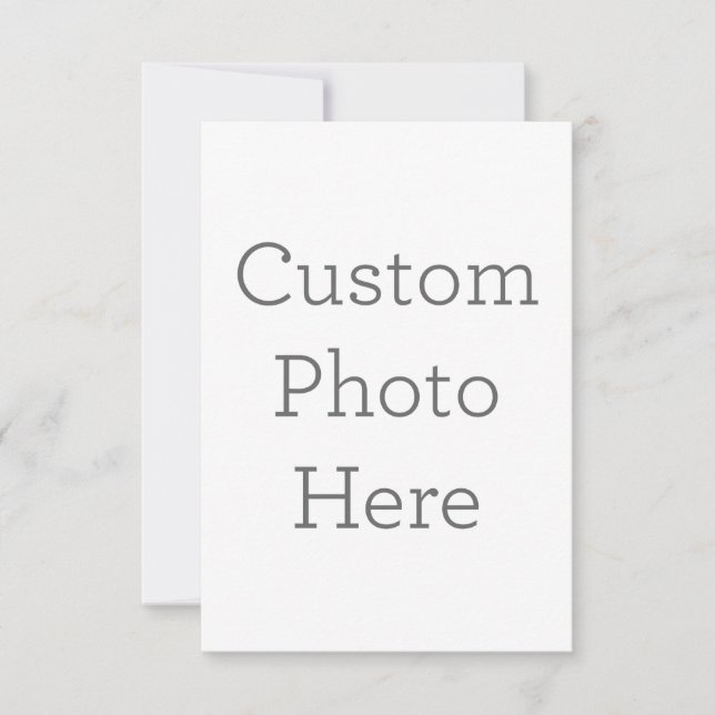 8.89 cm x 12.7 cm Flache Dankeskarte (Vorderseite)