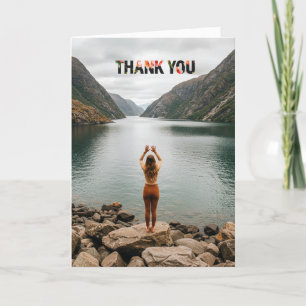 Benutzerdefiniertes Foto Dankeschön mit Umschlägen Dankeskarte