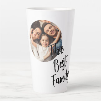 Benutzerdefiniertes Foto Die beste Familie  Milchtasse