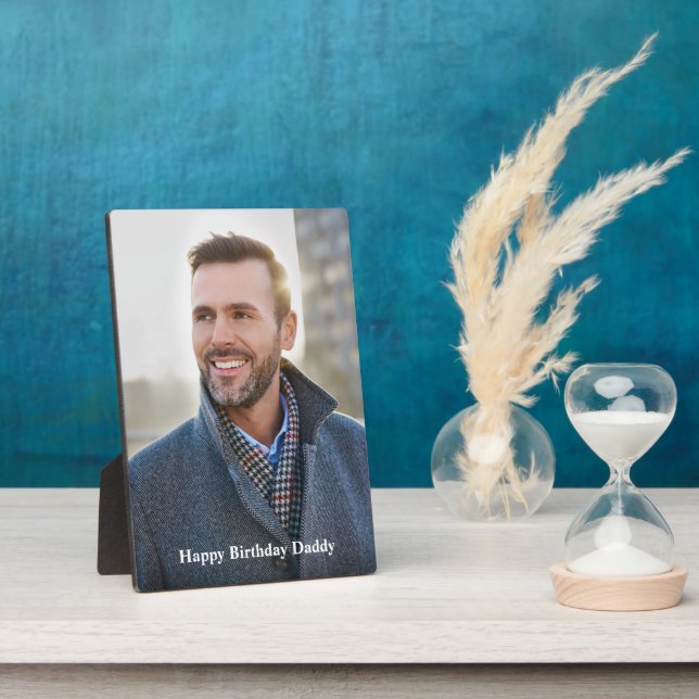 Benutzerdefiniertes Foto - Easel personalisieren Fotoplatte (Seite)