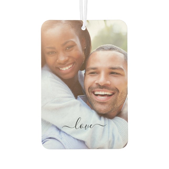 Benutzerdefiniertes Foto - Eigenes Design - Romant Autolufterfrischer (Rückseite)