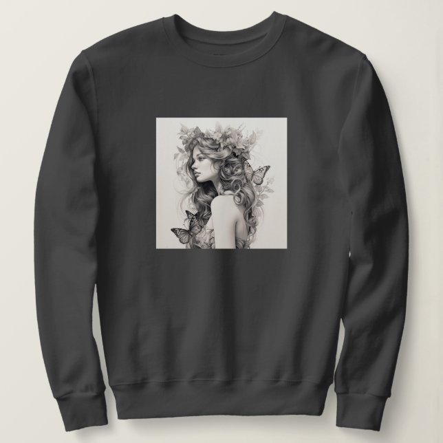 Benutzerdefiniertes Foto (Eigenes Foto und/oder ei Sweatshirt (Design vorne)