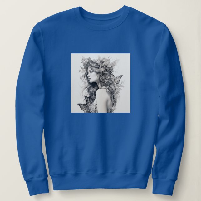 Benutzerdefiniertes Foto (Eigenes Foto und/oder ei Sweatshirt (Design vorne)