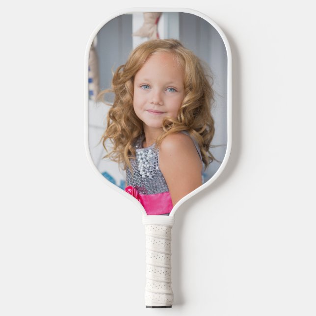 Benutzerdefiniertes Foto Einfach Personalisiert Pickleball Schläger (Vorderseite)