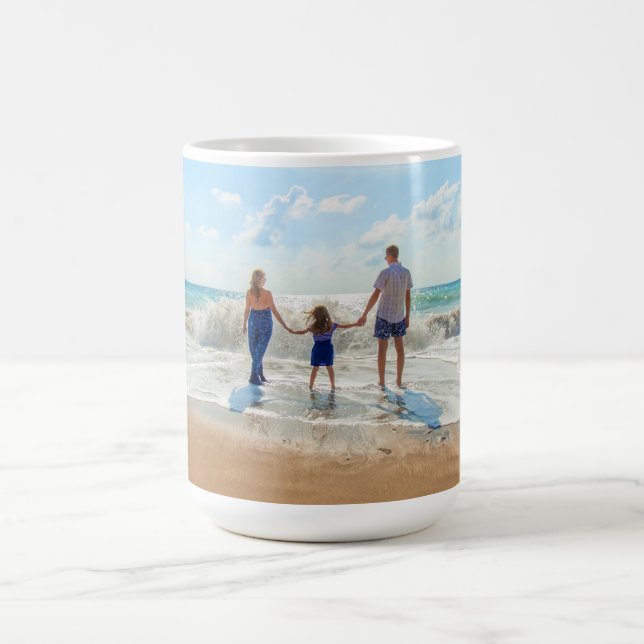 Benutzerdefiniertes Foto - Einzigartiges Design Pe Kaffeetasse (Mittel)