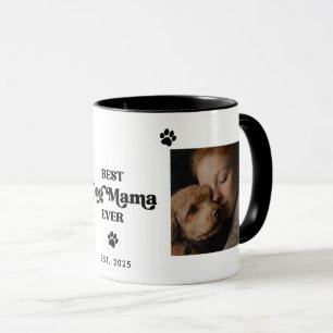 Benutzerdefiniertes Foto, EST-Jahr BEST DOG MUM JE Tasse