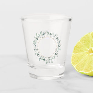 Benutzerdefiniertes Foto Eukalyptus Wedding Save t Schnapsglas