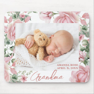 Benutzerdefiniertes Foto Florales Neues Baby Mousepad