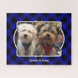 Benutzerdefiniertes Foto Frame Classic Blau und Sc