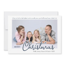 Benutzerdefiniertes Foto Frohe Weihnachten Bibelve