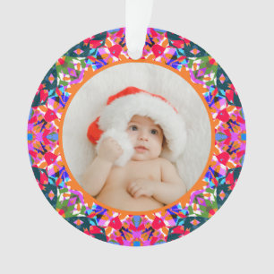 Benutzerdefiniertes Foto Frohe Weihnachten Moderne Ornament