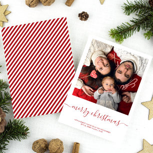 Benutzerdefiniertes Foto Frohe Weihnachten Rotes S