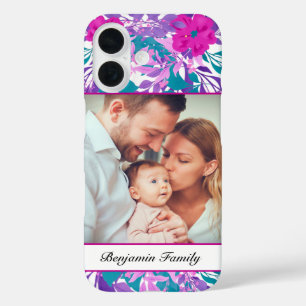 Benutzerdefiniertes Foto für die Familie iPhone 16 Hülle