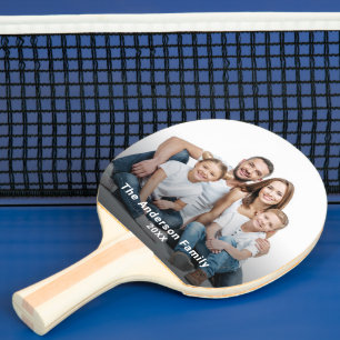Benutzerdefiniertes Foto für die Familie Tischtennis Schläger
