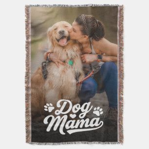 Benutzerdefiniertes Foto für die Mama von Hunden Decke
