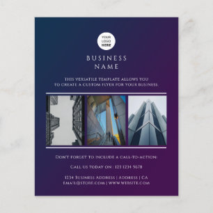 Benutzerdefiniertes Foto für Firmenlogos Minimalis Flyer