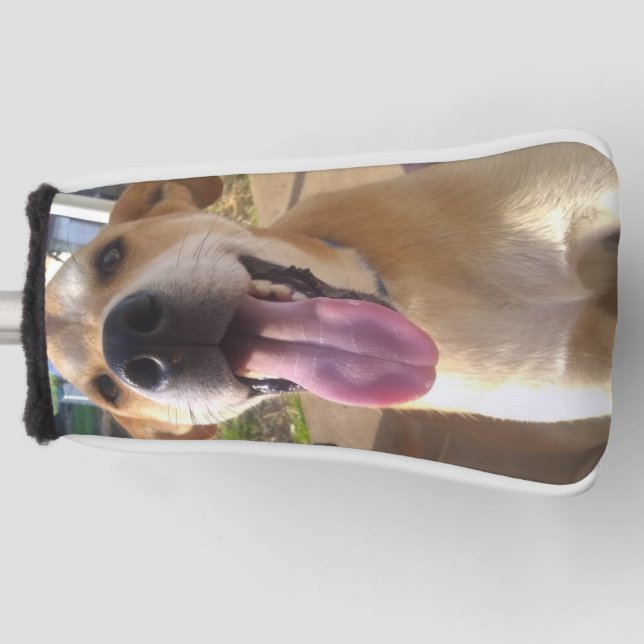 Benutzerdefiniertes Foto für Hunde Golf Headcover (Vorderseite)