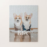 Benutzerdefiniertes Foto für Hunde mit Namen<br><div class="desc">Benutzerdefiniertes Foto für Hunde mit Namen Jigsaw Puzzle</div>