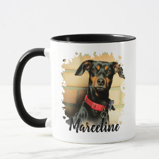 Benutzerdefiniertes Foto für Hunde mit stylischen  Tasse
