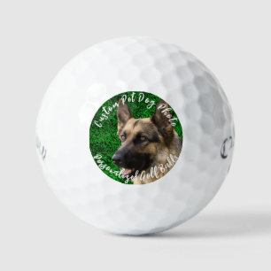 Benutzerdefiniertes Foto für Hunde Personalisiert  Golfball