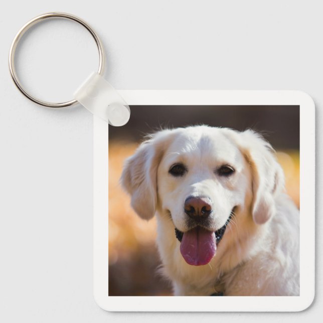 Benutzerdefiniertes Foto für Hunde Schlüsselanhänger (Vorderseite)