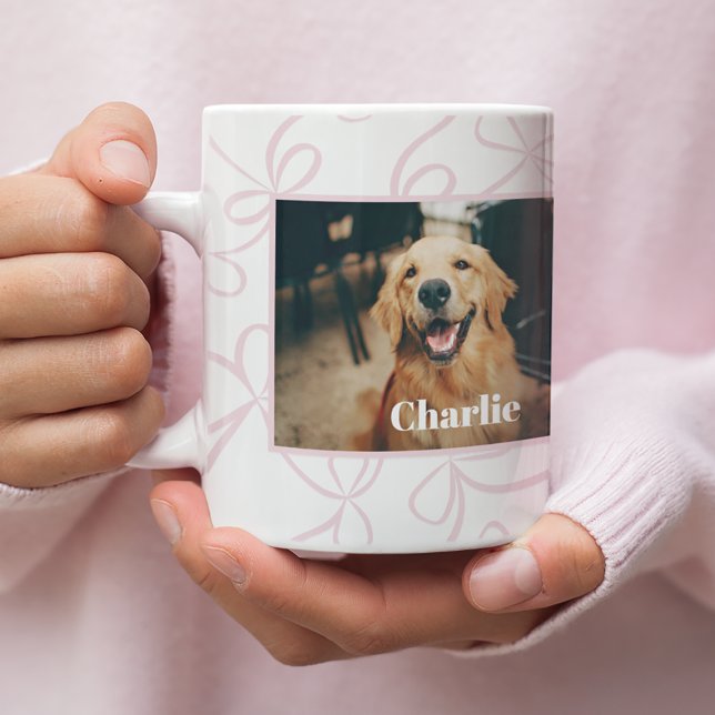 Benutzerdefiniertes Foto für Hunde und Name Lichtr Kaffeetasse (Von Creator hochgeladen)