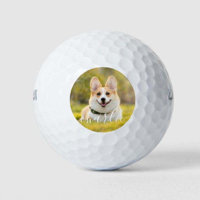 Benutzerdefiniertes Foto für Katzen, Hunde und Hau Golfball (Vorderseite)