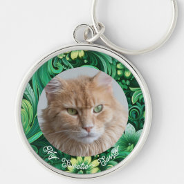 Benutzerdefiniertes Foto für Katzen-Liebhaber Schlüsselanhänger