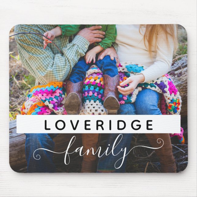 Benutzerdefiniertes Foto für personalisierte Monog Mousepad (Vorne)