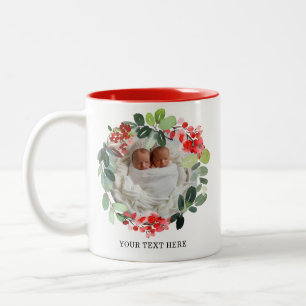 Benutzerdefiniertes Foto für Urlaubsschwerpunkte Zweifarbige Tasse