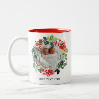 Benutzerdefiniertes Foto für Urlaubsschwerpunkte Zweifarbige Tasse