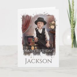 Benutzerdefiniertes Foto, Geburtskarte Karte