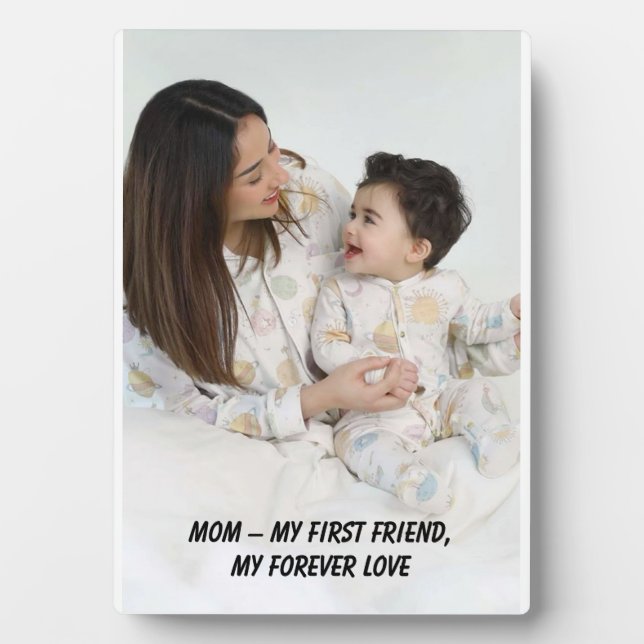 Benutzerdefiniertes Foto-Geschenk für Mama - Mein  Fotoplatte (Vorderseite)