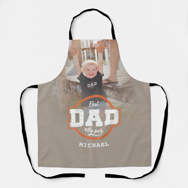 Benutzerdefiniertes Foto-Geschenk für Vater-Köche Schürze (Vorderseite)