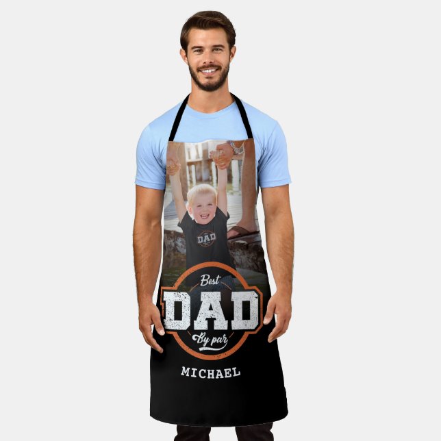 Benutzerdefiniertes Foto-Geschenk für Vater Schürze (Getragen)
