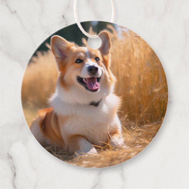 Benutzerdefiniertes Foto Geschenkanhänger (Vorderseite)
