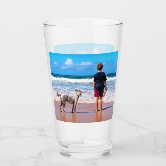 Benutzerdefiniertes Foto Glass Ihre Lieblings-Foto Glas (Vorderseite)