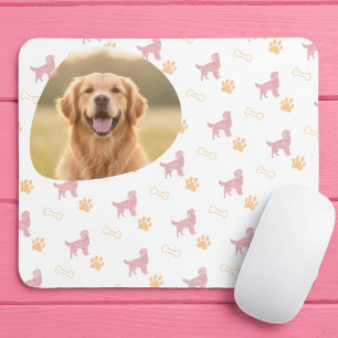 Benutzerdefiniertes Foto Golden Retriever - Pastel Mousepad