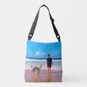 Benutzerdefiniertes Foto Großbildtasche mit Ihren Tragetaschen Mit Langen Trägern