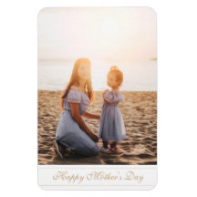 Benutzerdefiniertes Foto Happy Mother's Day Schrif