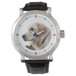 Benutzerdefiniertes Foto Haustier Minimalistisch M Armbanduhr