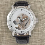 Benutzerdefiniertes Foto Haustier Minimalistisch M Armbanduhr<br><div class="desc">Eine wunderbare Erinnerung an einen geliebten Hund: Diese moderne, minimalistische Uhr des Fotos ist ein großartiges Geschenk für jeden Liebhaber von Haustieren. Ein süßer Sake für die nächsten Jahre.</div>