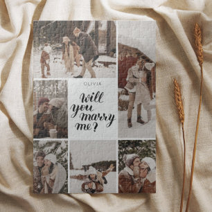 Benutzerdefiniertes Foto heiraten Sie mir Collage