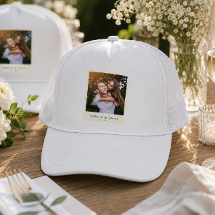 Benutzerdefiniertes Foto Hochzeit Verlobungsfeier Truckerkappe