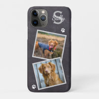 Benutzerdefiniertes Foto Hunde Katzen Slate Marble
