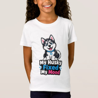 Benutzerdefiniertes Foto Husky Hund Husky Hat Mein T-Shirt